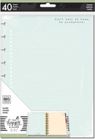 The Happy Planner - Me and My Big Ideas - Classic Refill Note Paper - Full Sheet - Homebody (Checklist, Dot Grid, Graph, Lined)