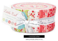 Moda Fabric Precuts Jelly Roll - Little Ruby by Bonnie and Camille 