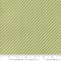 Moda Fabric - Early Bird - Bonnie & Camille - Stripe Green #55196 16