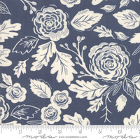 Moda Fabric - Harvest Road - Lella Boutique - Indigo Eggshell #5100 26