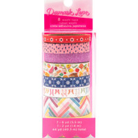 American Crafts - Damask Love Write At Home - Washi Tapes - Set of 8
