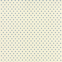 25cm Moda Fabric - Bread N Butter - by American Jane Patterns, Sandy Klop for Moda Fabrics - Blue Polka Dot #21697-13 