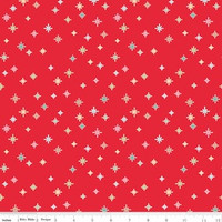 Riley Blake Fabric - Cozy Christmas - Lori Holt - Red #C5365