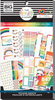 The Happy Planner - Me and My Big Ideas - Value Pack Stickers - Classic - Rainbow Dreams (#847) 