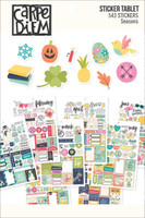 Carpe Diem - Simple Stories - A5 Sticker Book - Seasons