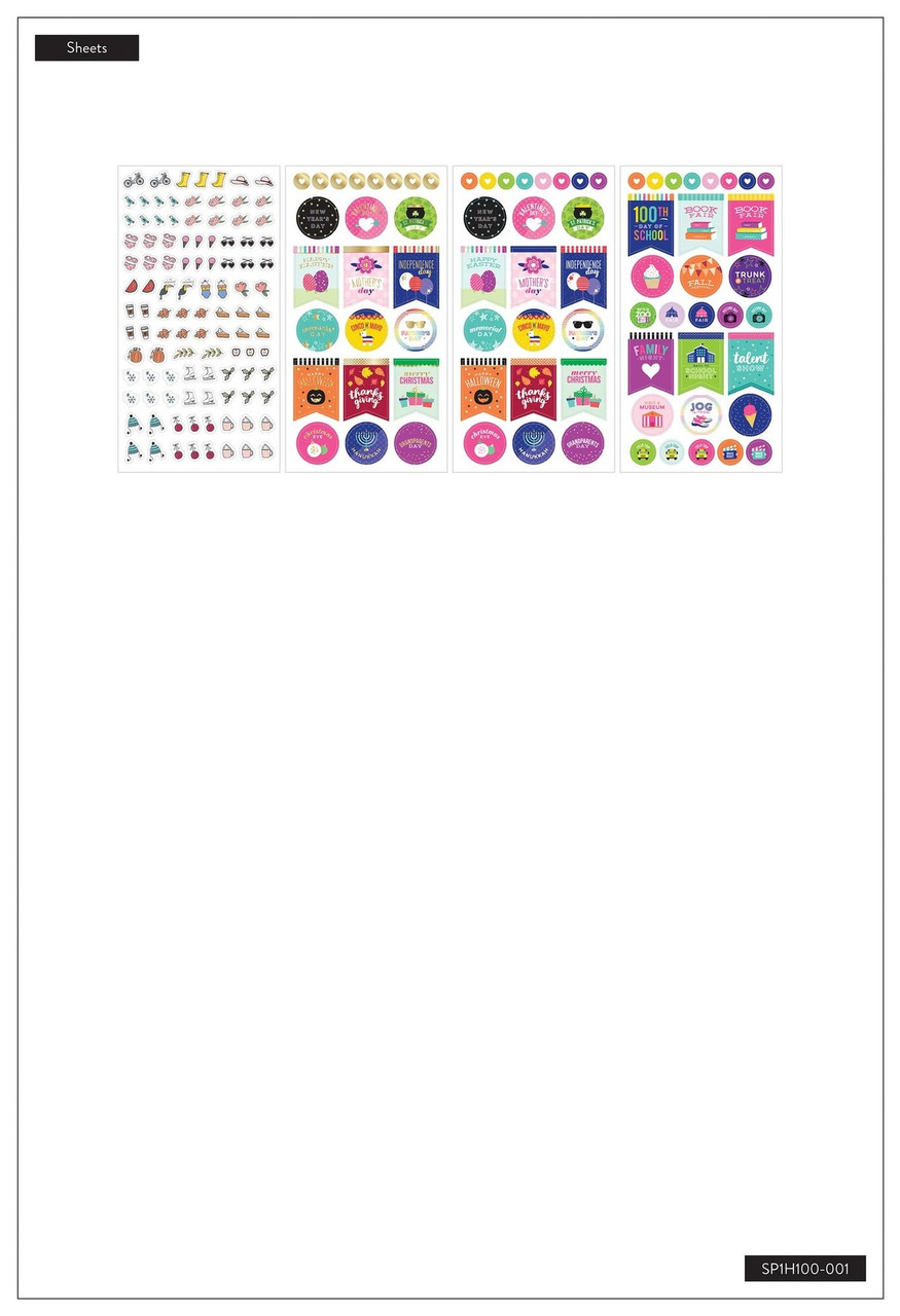 The Happy Planner® Christmas Value Pack Stickers