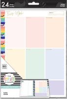 The Happy Planner - Me and My Big Ideas - Classic Filler Paper - Weekly Colorblock (Color Block, Graph, Lined) 