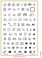 Planner Supplies Planner Stamps Icon Stamps Carefullycrafted