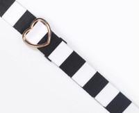 The Happy Planner - Me and My Big Ideas - Black & White Striped Planner Purse Strap