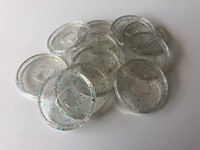Plastic Planner Discs - Medium (35mm) - Glitter - Set of 11