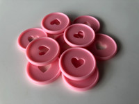 Plastic Planner Discs - Medium (35mm) - Pink - Set of 11
