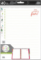 The Happy Planner - Me and My Big Ideas - Holiday Cheer Classic Filler Paper (Checklist, Dotted Lined)