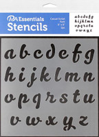 Paper Accents - Bullet Journaling Stencils - Casual Script Font