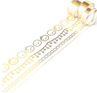 Craft Smith - OnceMoreWithLove - Washi Tapes - Gold Accent