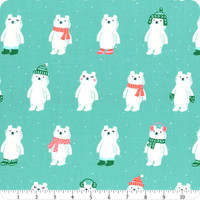 Moda Fabric - Ruby Star Society - Flurry Icebox Snow Bears #RS5028 11 