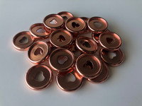 Plastic Planner Discs - Small (23mm) - Rose Gold - Set of 11