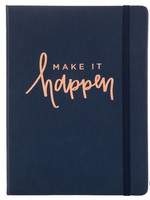 The Paper Studio - Bullet Journal - Navy - Make It Happen