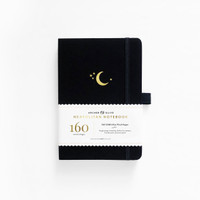 Archer & Olive - A5 Crescent Moon Dot Grid Notebook (Neapolitan)