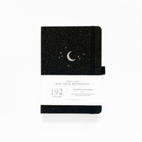 Archer & Olive - A5 Forest Night 192 Pages Dot Grid Notebook (White)