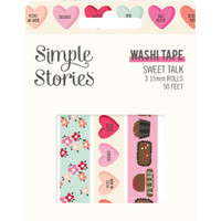 Carpe Diem - Simple Stories - Sweet Talk Washi Tape - Set of 3