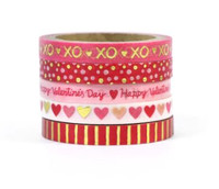 Recollections - Washi Tape - XOXO Gold Valentine's Day