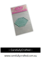 Sue Daley English Paper Piecing - 1 inch Elongated Hexagon - Template