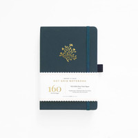 Archer & Olive - A5 Secret Vine Dot Grid Notebook (White)