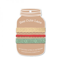 Riley Blake Designs - Lori Holt of Bee in my Bonnet - Vintage Lace Trim Color Assortment 