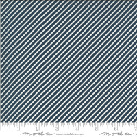 Moda Fabric - Happy Days - Sherri & Chelsi - Stripe Navy #37604 26