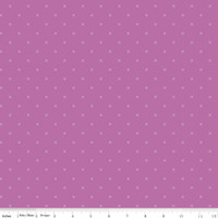 Riley Blake Fabric - Bee Cross Stitch - Lori Holt - Plum #C745-PLUM