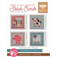 It's Sew Emma - Lori Holt of Bee in My Bonnet - Stitch Cards - Set of 4 (Set H)