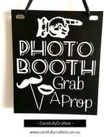 Photo Booth Sign - Grab a Prop 