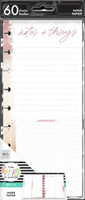 The Happy Planner - Me and My Big Ideas - Classic Half Sheet Note Paper - Notes And Things