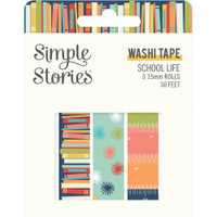 Carpe Diem - Simple Stories - School Life Washi Tape - Set of 3