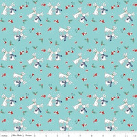 Riley Blake Fabric - Pixie Noel - Tasha Noel - Aqua #5252