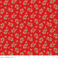 Riley Blake Fabric - Pixie Noel - Tasha Noel - Red #5254