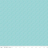 Riley Blake Fabric - Pixie Noel - Tasha Noel - Aqua #5255