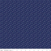 Riley Blake Fabric - Pixie Noel - Tasha Noel - Navy #5255
