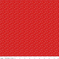 Riley Blake Fabric - Pixie Noel - Tasha Noel - Red #5255