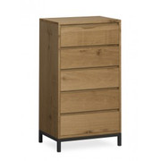 Oak Mill 5 Drawer Chest