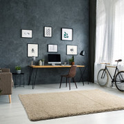 Shaggy Ivory/Cream Rug-160/220 cm