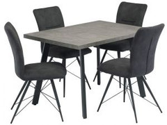 Amalfi Dining Set with 4 Chairs (120 cm)