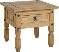 Corona  1 Drawer Lamp Table