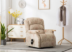 Padstow Lift and Tilt Chair-Beige/Peach