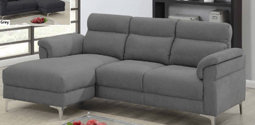 Roxy Corner Suite-Light Grey (RHF)