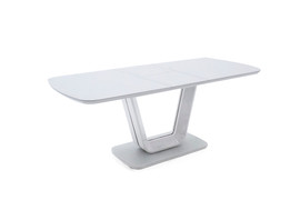 Lazzaro Dining Table-White (120/160 cm)