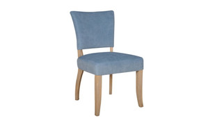 Duke Dining Chair - Blue Velvet 