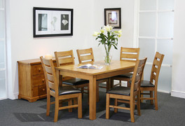Columbia 5ft Dining Set with 6 Columbia Dining Chairs

Solid Wood Dining Table and Chairs