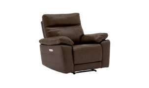 Positano 1 seater Electric Motor Reclining - Brown