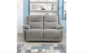 Herbert Electric Recliner 2 Seater - Light Grey